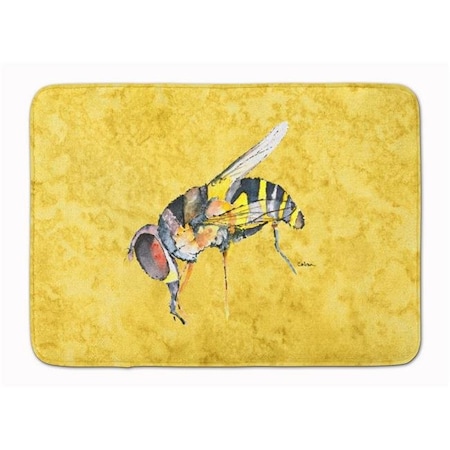 Carolines Treasures Carolines Treasures 8851RUG Bee on Yellow Machine Washable Memory Foam Mat 8851RUG